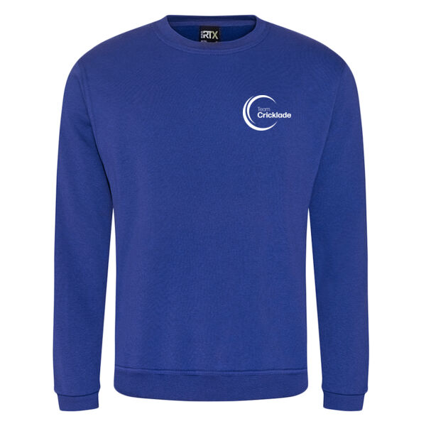 Printed - Cricklade Badminton Club PRO-RTX Pro Sweatshirt Thumbnail